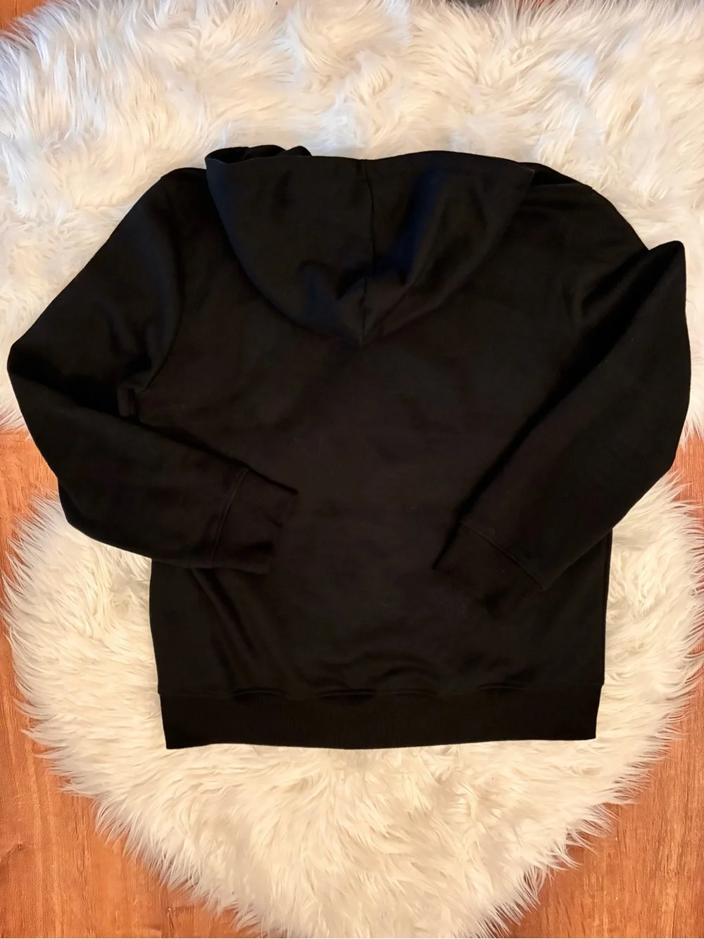 True Religion Mens Big Horseshoe TR Black Red Zip Hoodie Large 107182 *Flaw